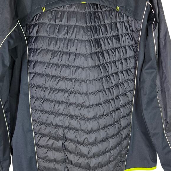 Porsche Drivers Selection Padded Windbreaker Jacket Blue Waterproof Large Mens - Picture 5 of 16